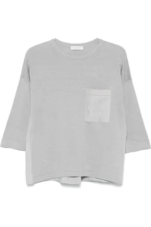 LE TRICOT PERUGIA Top, Dame, Grå, M, Uld, Grå Sweaters til et stilfuldt look