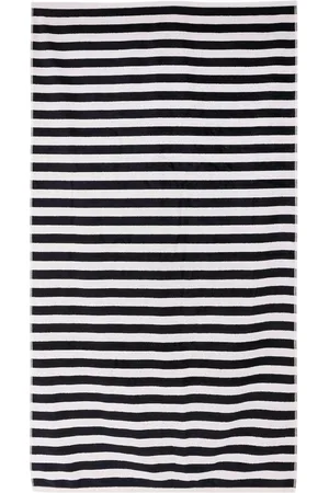 Ami Home, Herre, Sort, ONE SIZE, Bomuld, Stribet Terry Fabric Strandhåndklæde