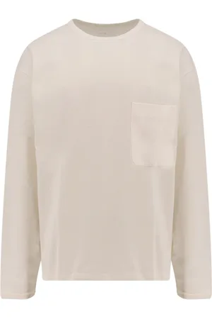LEMAIRE Top, Herre, Hvid, L, Bomuld, Hvide T-shirts og Polos med Lomme