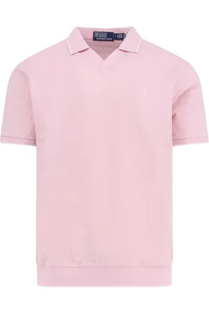 Ralph Lauren Top, Herre, Lyserød, XL, Bomuld, Ikonsk T-shirts og Polos