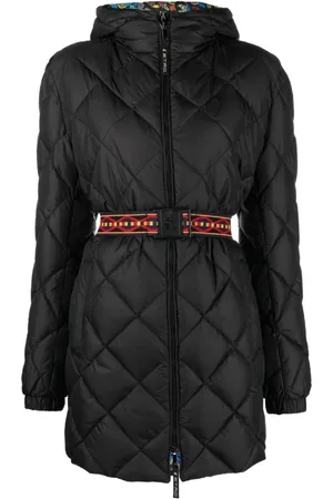 Etro Frakke, Dame, Sort, 2XS, Polyester, Casual Sort Frakke Polyester Elastan Nylon