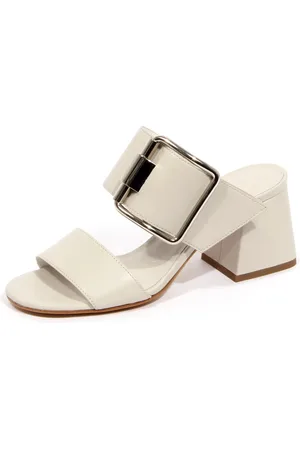vic matiè Sko, Dame, Hvid, 39 EU, Læder, Off Læder Sandal Avinton Sko