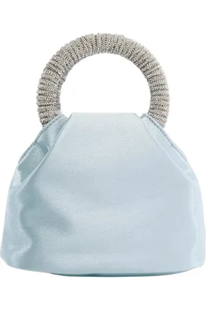 Twentyfour Taske, Dame, Blå, ONE SIZE, Uld, Sort Glitter Brunei Mini Håndtaske