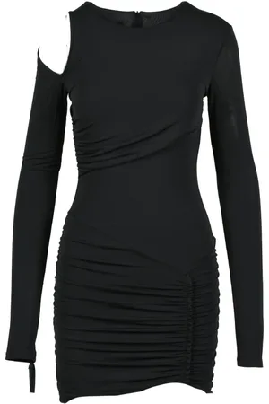 Pinko Kjole, Dame, Sort, XL, Kvinders Kjole Viskose Elastan Blanding