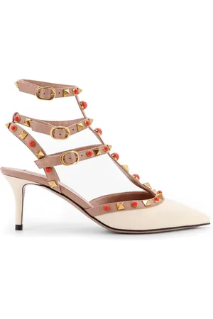 VALENTINO GARAVANI Sko, Dame, , 36 EU, Læder, Nitter Hæl Pumps Læder
