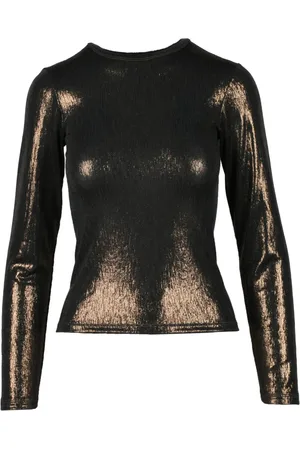 FORTE FORTE Top, Dame, Brun, S, Polyester, Tshirt