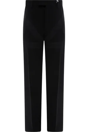 Salvatore Ferragamo Bukser, Herre, Sort, M, Uld, Sorte Uldbukser Ss23