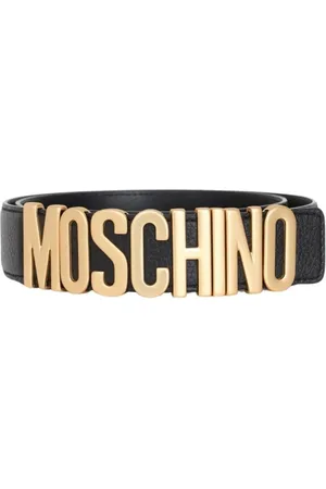 Moschino Tilbehør, Herre, Sort, XL, Læder, Bælte