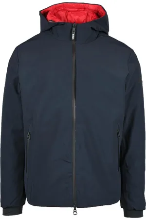 U.S. Polo Assn. Jakke, Herre, Blå, L, Uld, Stilfuld Jakke med Elastisk Blanding