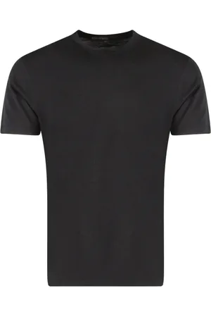 Tom Ford Top, Herre, Sort, L, Bomuld, Broderet Logo Sort T-shirts og Polos