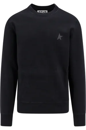 Golden Goose Sweathshirts & Hoodies, Herre, Sort, 2XL, Bomuld, Sort Sweater Regular Fit Lavet i Italien