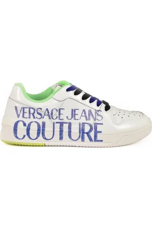 VERSACE Sko, Herre, Flerfarvet, 45 EU, Gummisål Sneakers