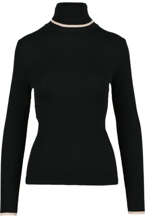 Moschino Strik, Dame, Sort, XS, Uld, Maglia
