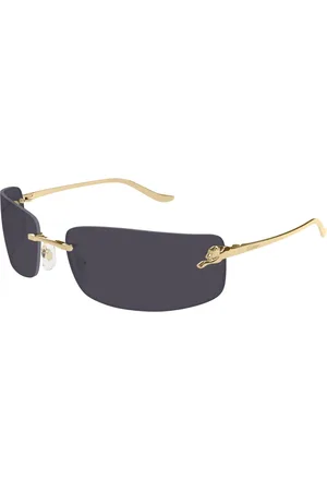 Cartier Tilbehør, unisex, Gul, ONE SIZE, Tyl, Ct0503S 001 Solbriller