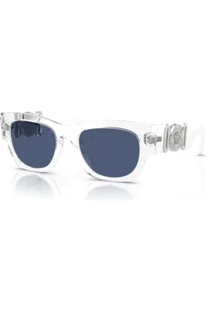 VERSACE Tilbehør, unisex, Hvid, ONE SIZE, Uld, Stilfulde solbriller til modebevidst look