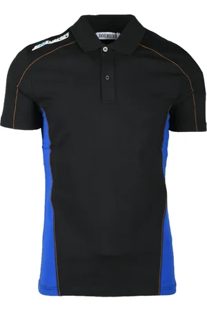 Bikkembergs Top, Herre, Sort, XL, Bomuld, Polo T-shirt i bomuld elastan blanding