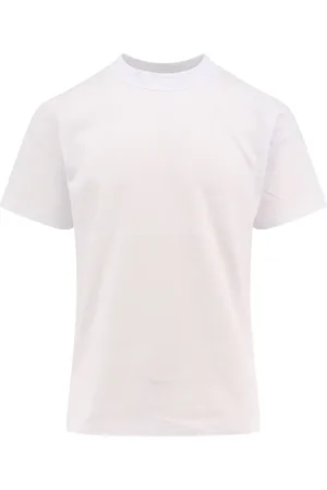 SACAI Top, Herre, Hvid, M, Bomuld, Hvide T-shirts og Polos med Ribbede Krave