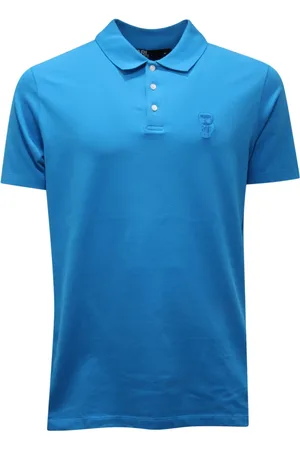 Karl Lagerfeld Top, Herre, Blå, S, 0463Av -Shirt