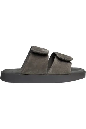 INUIKII Sko, Dame, Grå, 39 EU, Suede, Suede Velcro Klassiske Sko