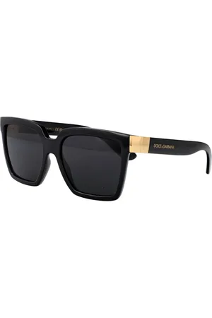 Dolce & Gabbana Tilbehør, Dame, Sort, 56 MM, Uld, Stilfulde solbriller med model 0Dg6165