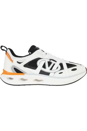 VALENTINO GARAVANI Sko, Herre, Hvid, 45 EU, Uld, Reflekterende Vlogo Easyjog Sneaker
