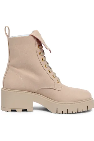 Chiara Ferragni Sko, Dame, , 37 EU, Denim, Denim Ankelstøvler Taupe Eye