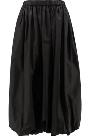 Pinko Nederdel, Dame, Sort, XS, Bomuld, Sort Ribbet Talje Nederdel