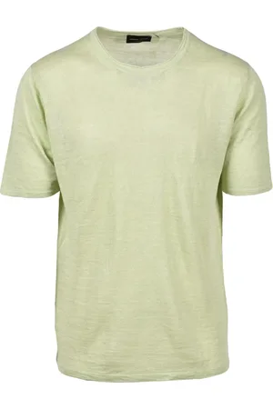 Roberto Collina Top, Herre, Grøn, XL, Maglia