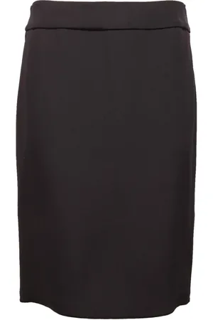 Emporio Armani Nederdel, Dame, Grå, S, Mørk grå silkekjole samling