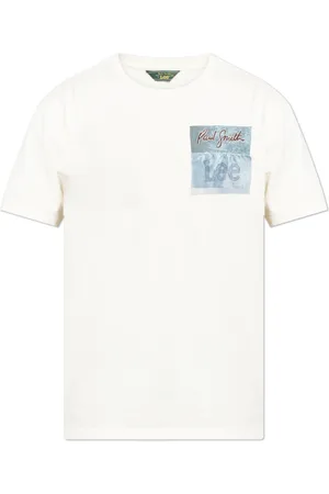 Paul Smith Top, Herre, Hvid, S, Bomuld, T-shirt med logo