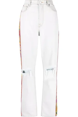 Etro Jeans, Dame, Blå, W30, Bomuld, Straight Jeans