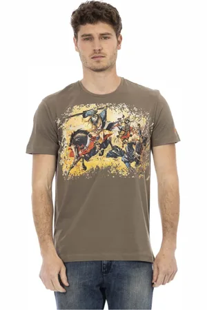 Trussardi Top, Herre, Brun, S, Bomuld, T-shirts