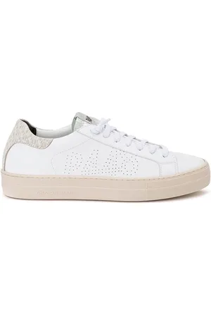 P448 Sko, Dame, Hvid, 36 EU, Læder, Hvide Læder Sneakers Elegante Afslappede Sko