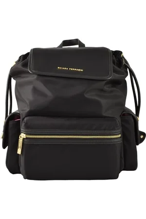 Chiara Ferragni Taske, Dame, Sort, ONE SIZE, Uld, Stilfuld Nylon Rygsæk