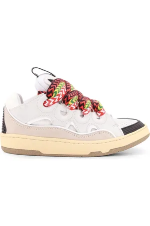Lanvin Sko, Dame, Hvid, 40 EU, Læder, Hvide Sneakers Hæver Stil Kvinder