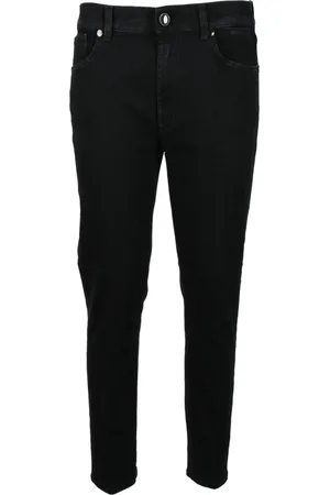 Dondup Jeans, Dame, Sort, W25, Bomuld, Elastisk Juvelknap Jeans