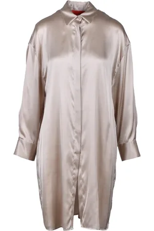 FARFETCH Kjole, Dame, , M, Cashmere, Silkeblandet Skjorte