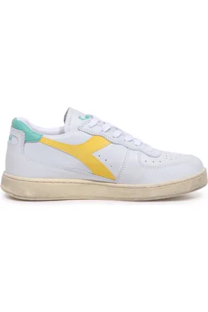 Diadora Sko, Dame, Hvid, 37 EU, Uld, Vintage Lav Top Kurv Sneakers