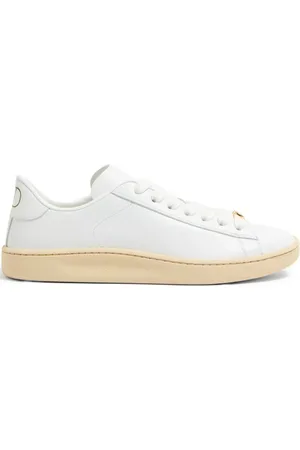VALENTINO GARAVANI Sko, Dame, Hvid, 40 EU, Uld, Hvide Sneakers til et stilfuldt look