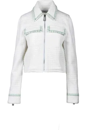 Bottega Veneta Jakke, Dame, Hvid, S, Bomuld, Yderbeklædning
