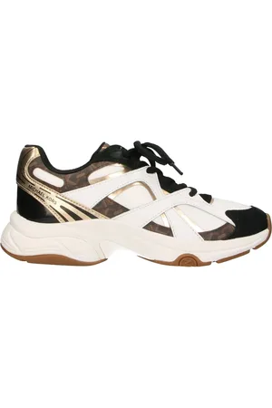 Michael Kors Sko, Dame, Flerfarvet, 40 EU, Læder, Sneakers i ruskind og læder med stofindersål