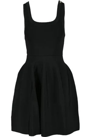 Pinko Kjole, Dame, Sort, M, Kort Strik Kjole