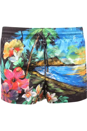 Dolce & Gabbana Badetøj, Herre, Flerfarvet, S, Italiensk badetøj Model M4A06T Fhmrd