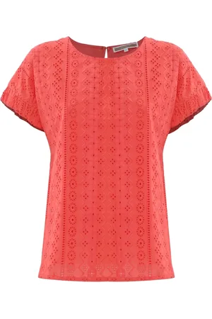 Kocca Bluser & Skjorter, Dame, , S, Bomuld, Sangallo Lace Bomuldsskjorte