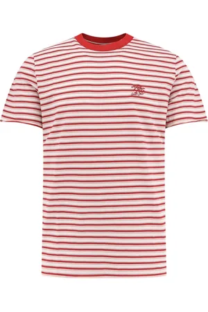Golden Goose Top, Herre, Rød, M, Bomuld, Røde T-shirts og Polos med ikoniske stjerner