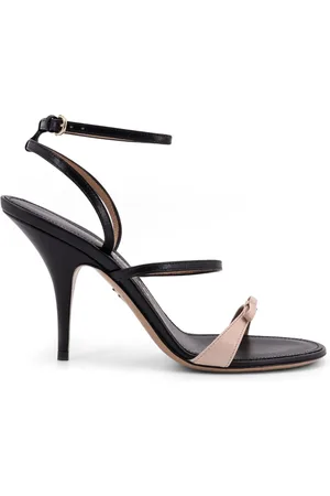 Salvatore Ferragamo Sko, Dame, Sort, 36 1/2 EU, Læder, Sorte sandaler med ikonisk sløjfe