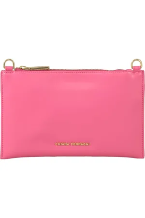 Chiara Ferragni Taske, Dame, Lyserød, ONE SIZE, Uld, Stilfuldt Kortholder i Polyester