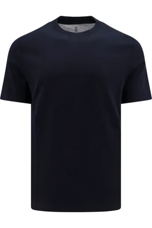 Brunello Cucinelli Top, Herre, Blå, 2XL, Bomuld, Blå T-shirts og Polos med korte ærmer