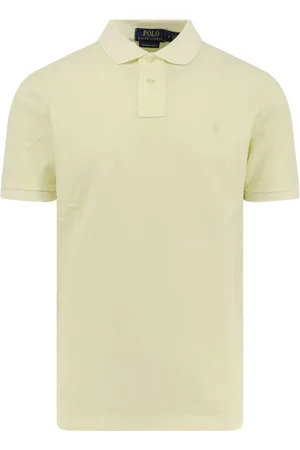 Ralph Lauren Top, Herre, Gul, XL, Bomuld, Gule T-shirts og Polos med logo