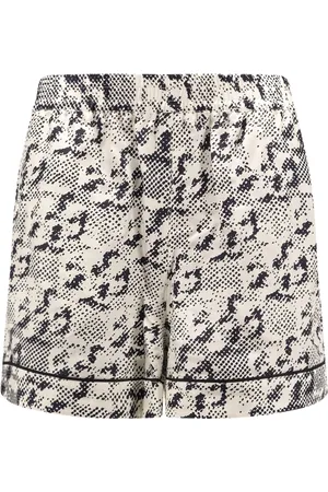 Tory Burch Shorts, Dame, Sort, M, Sort Silke Elastisk Talje Shorts